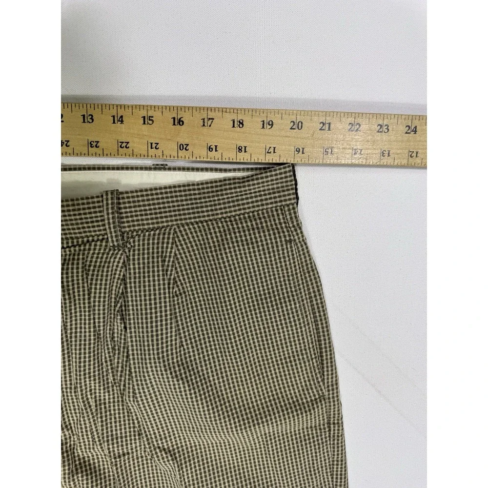 Brooks Brothers Men's 40x8 Brown Plaid Bermuda Shorts Summer Casual VTG